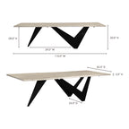 Bird Dining Table Large Natural