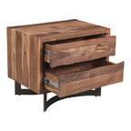 Bent Nightstand Brown