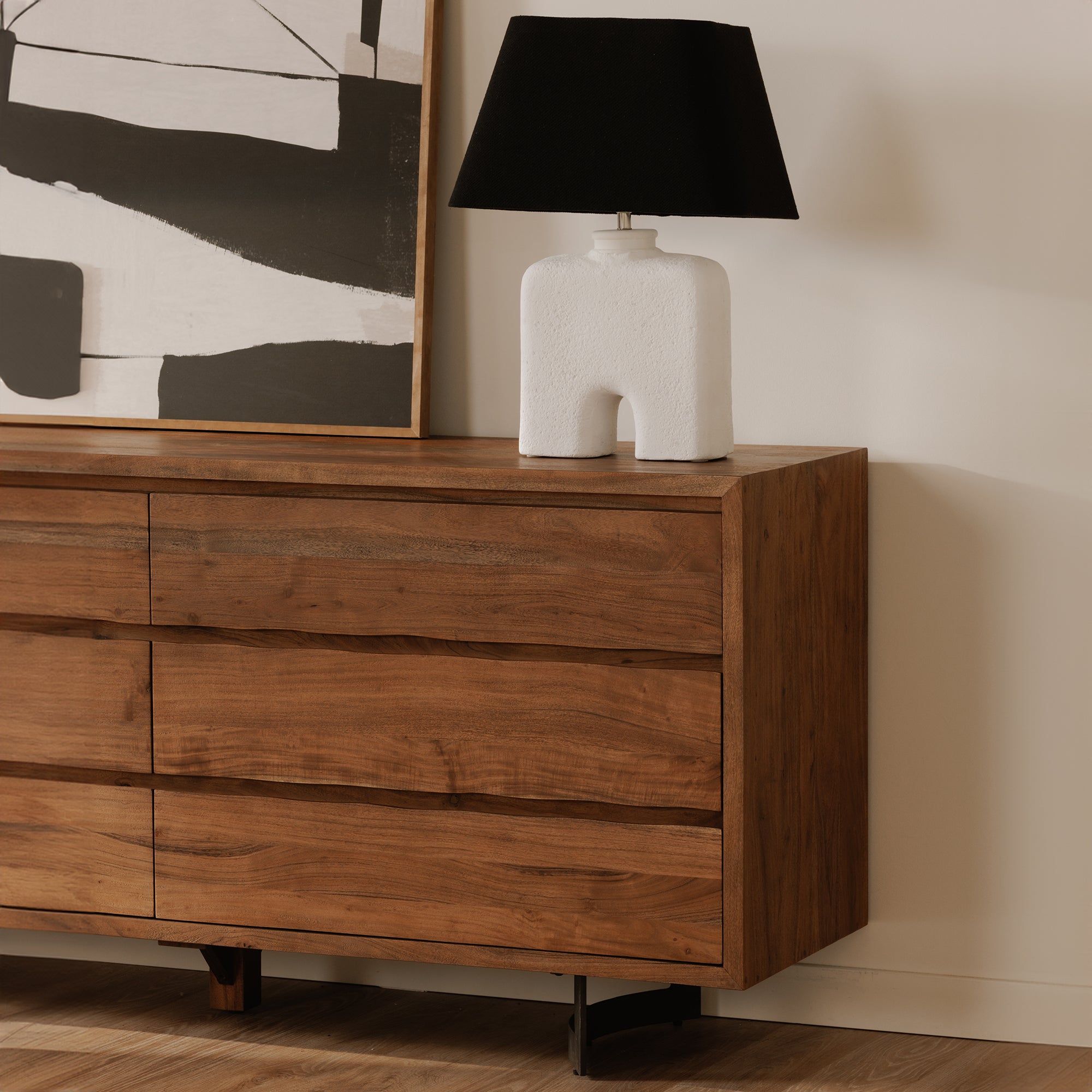 Bent Dresser Brown