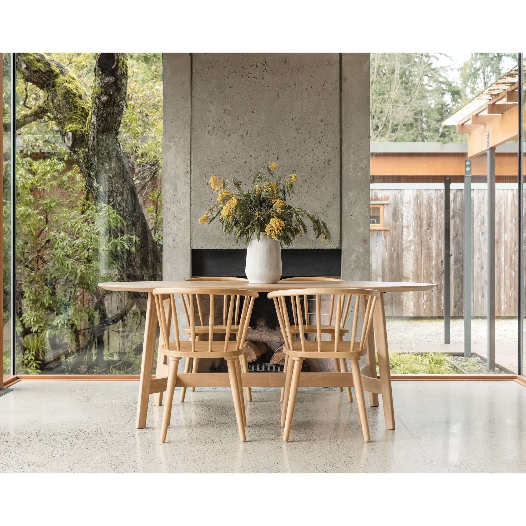 Trie Small Dining Table Natural