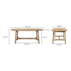 Trie Small Dining Table Natural
