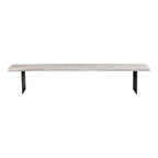 Evans Dining Bench White