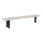 Evans Dining Bench White