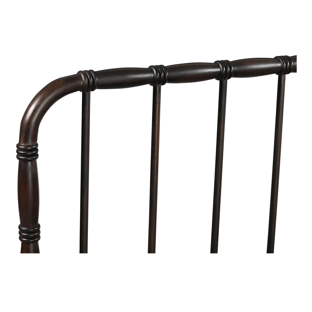 Vivian Queen Bed Dark Brown