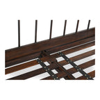 Vivian Queen Bed Dark Brown