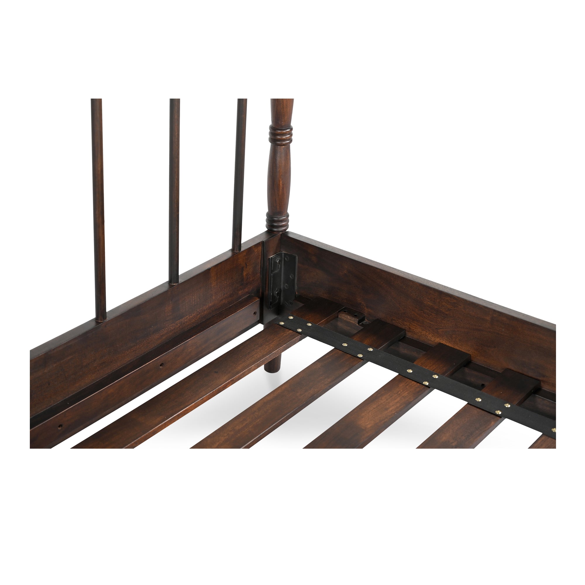 Vivian Queen Bed Dark Brown