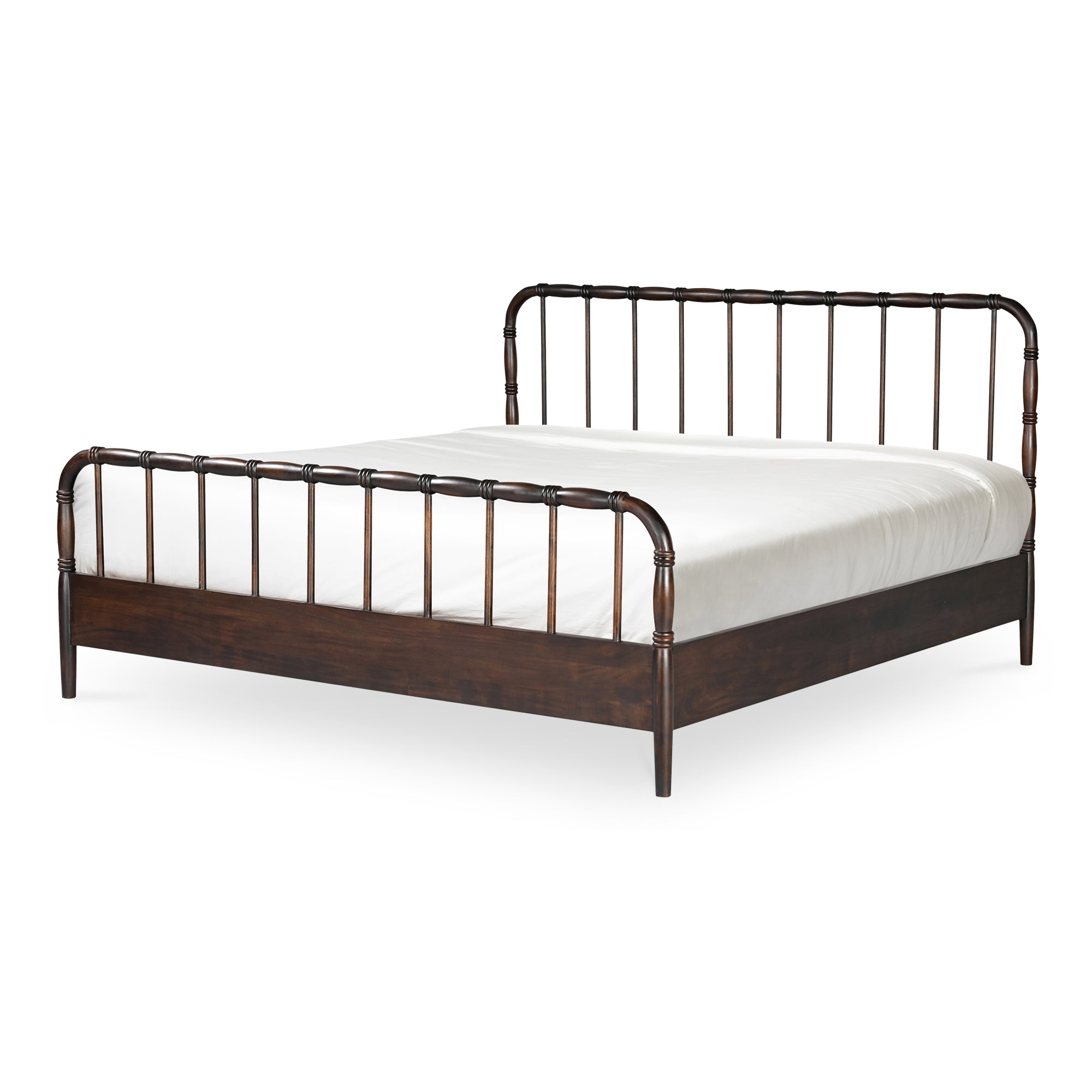 Vivian Queen Bed Dark Brown