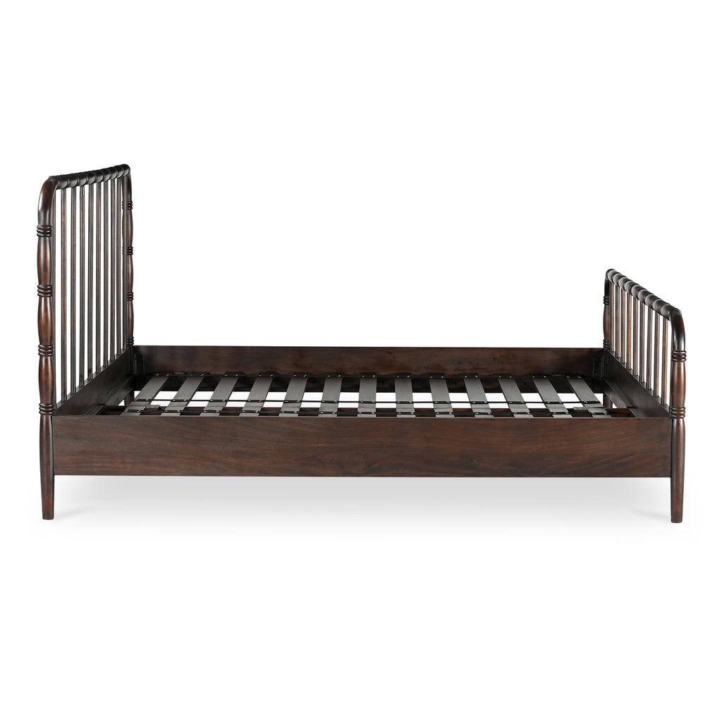 Vivian Queen Bed Dark Brown
