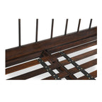 Vivian King Bed Dark Brownn