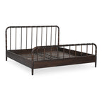 Vivian King Bed Dark Brownn