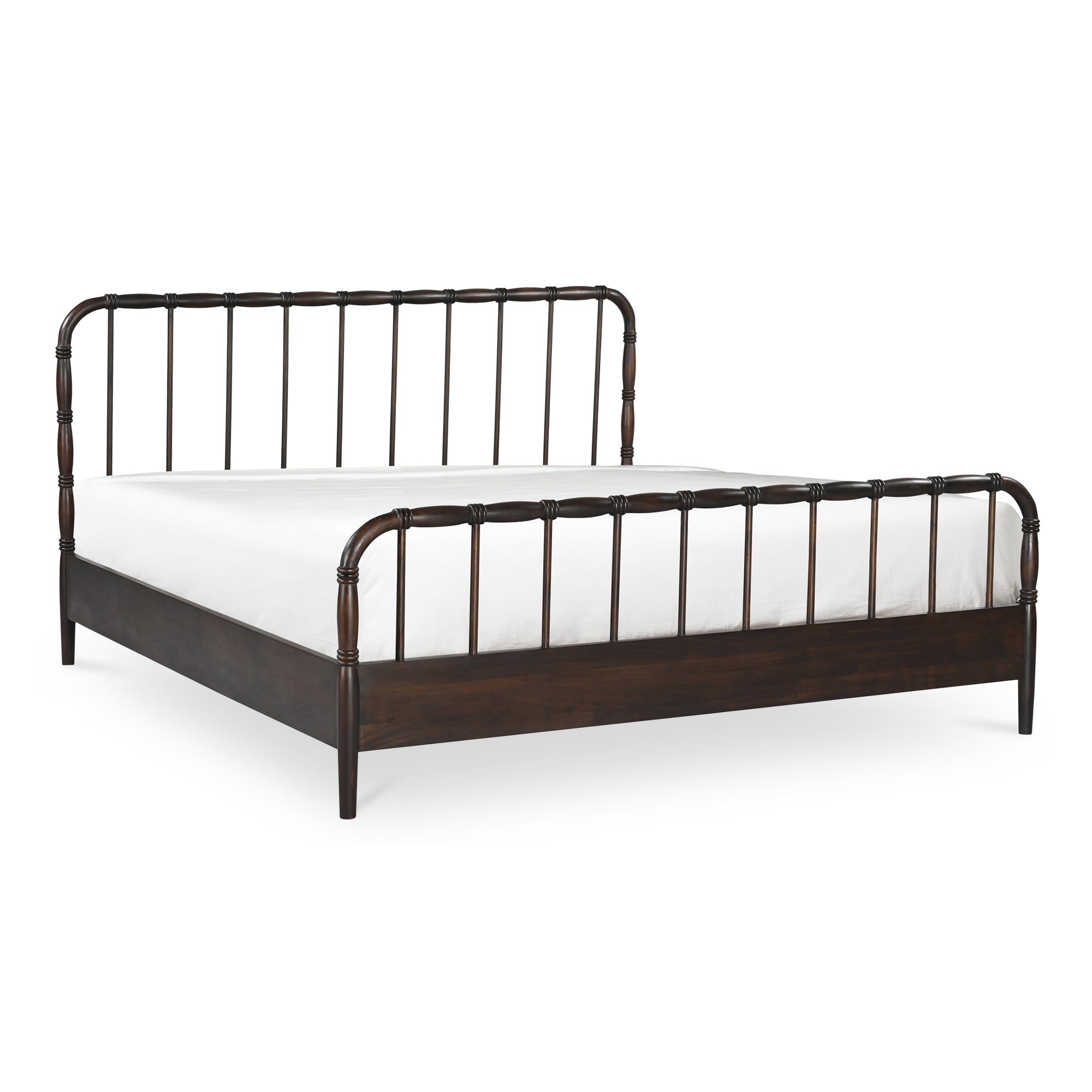 Vivian King Bed Dark Brownn