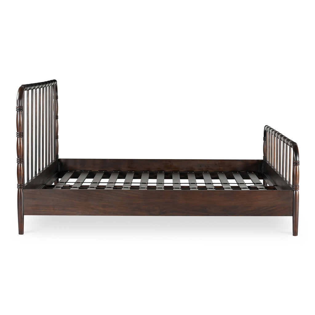 Vivian King Bed Dark Brownn