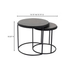 Roost Nesting Tables Black Set Of 2