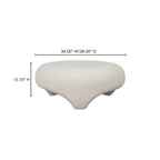 Ines Outdoor Coffee Table White