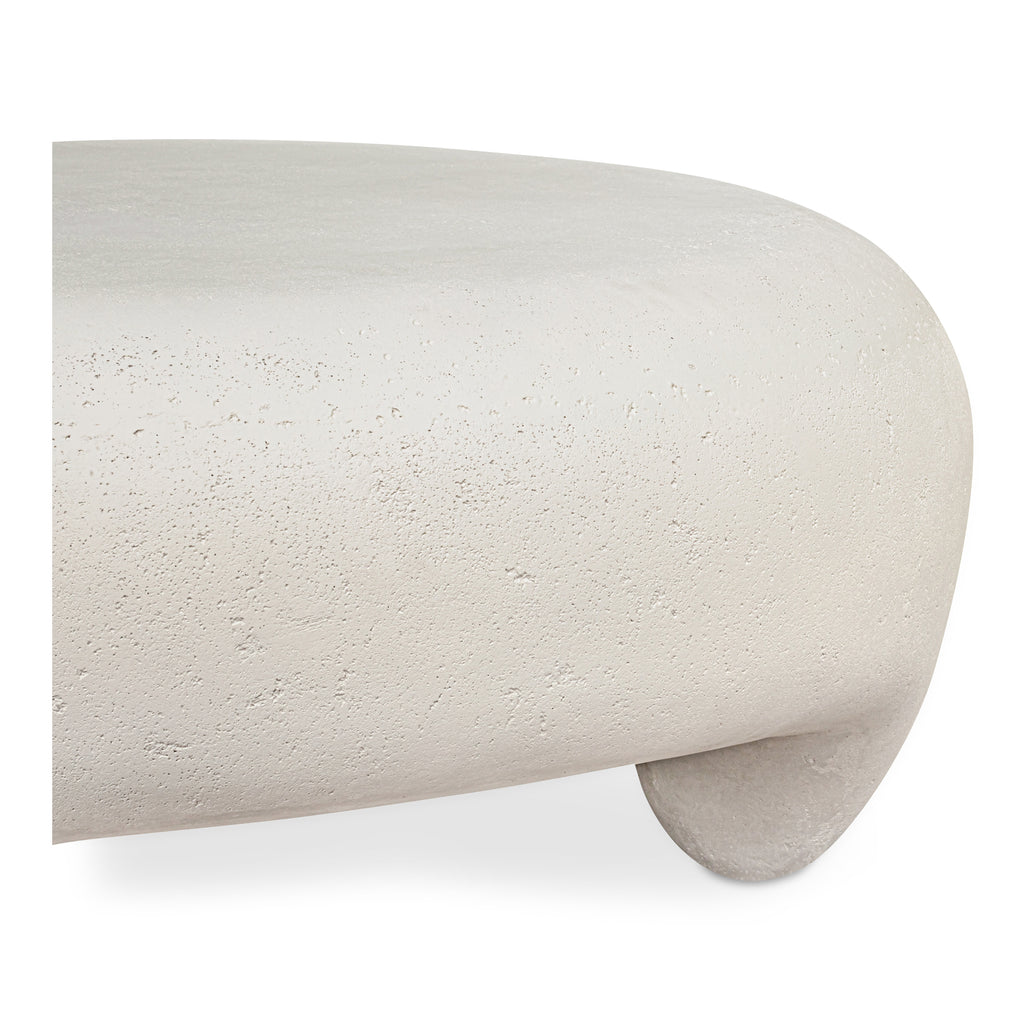 Ines Outdoor Coffee Table White