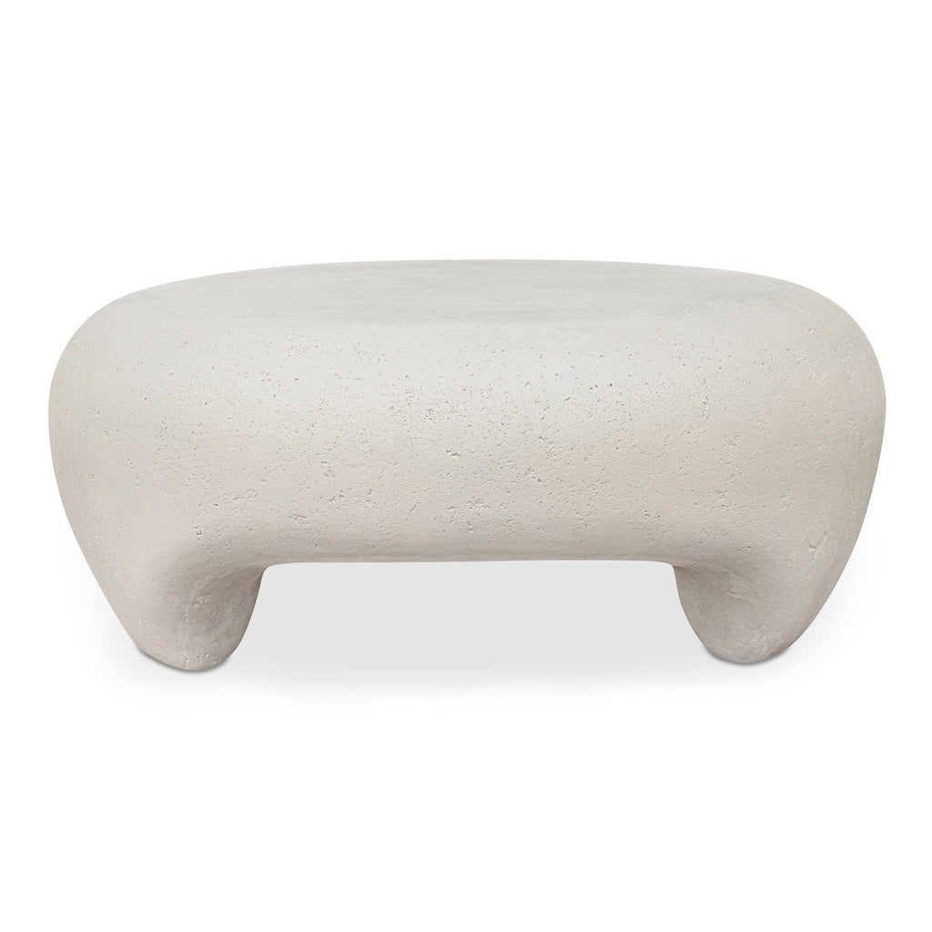 Ines Outdoor Coffee Table White