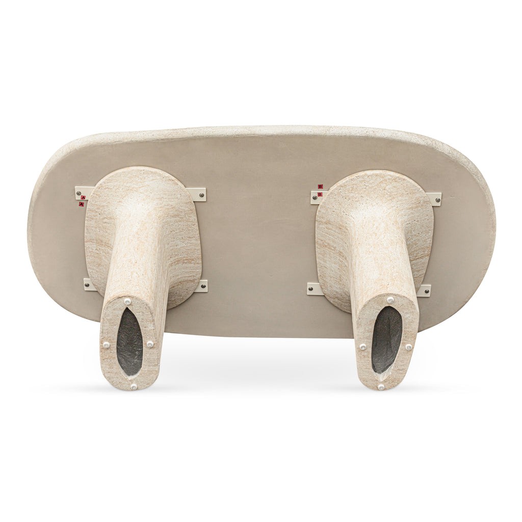 Warby Outdoor Dining Table Beige