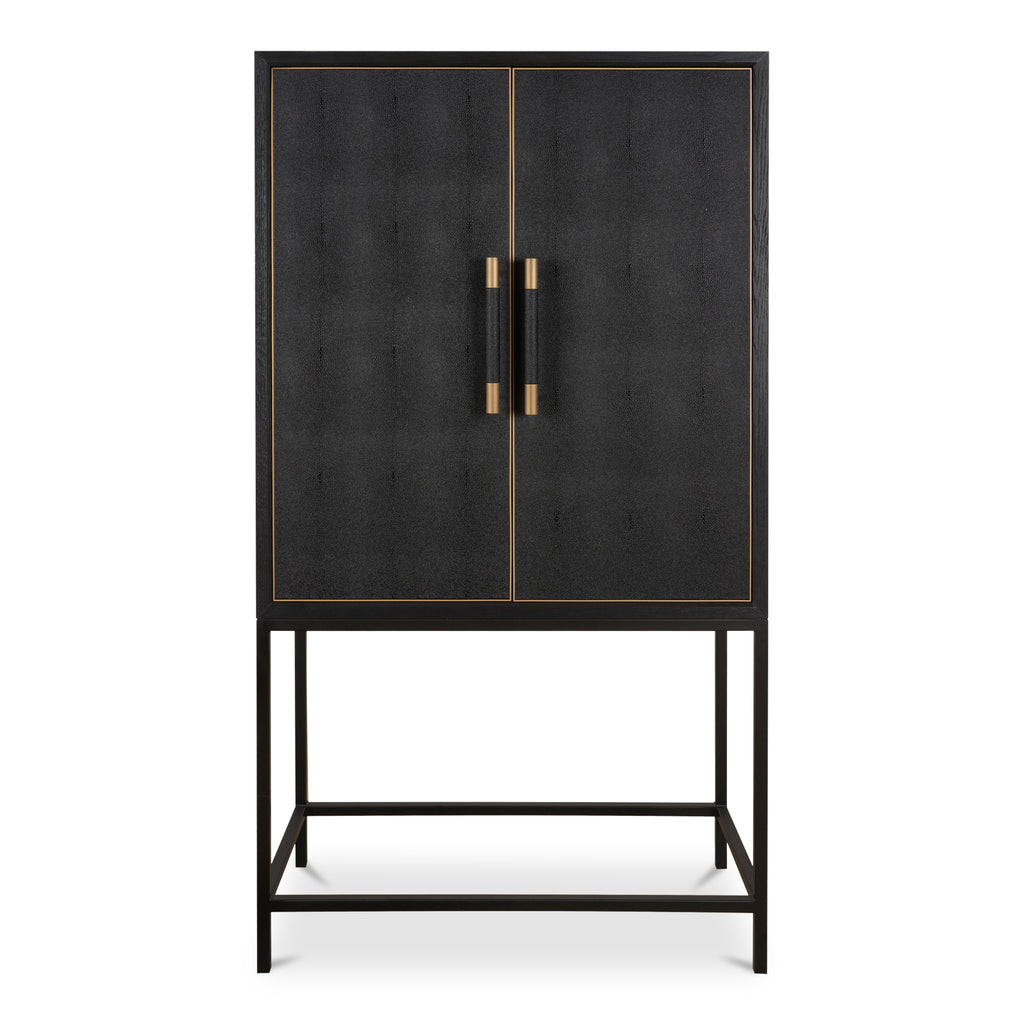 Mako Bar Cabinet Black