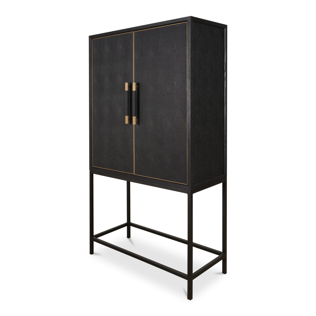 Mako Bar Cabinet Black