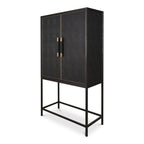 Mako Bar Cabinet Black