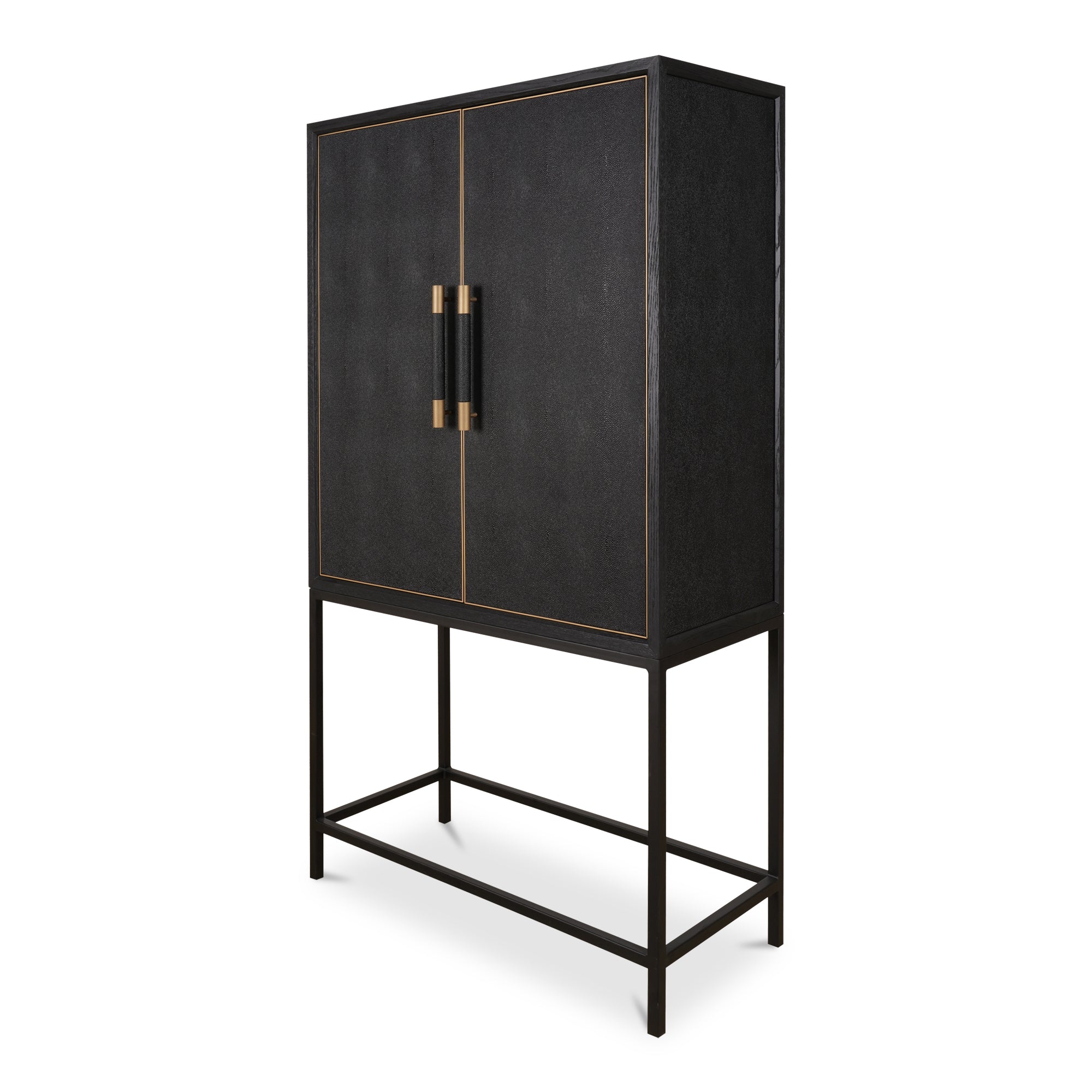 Mako Bar Cabinet Black
