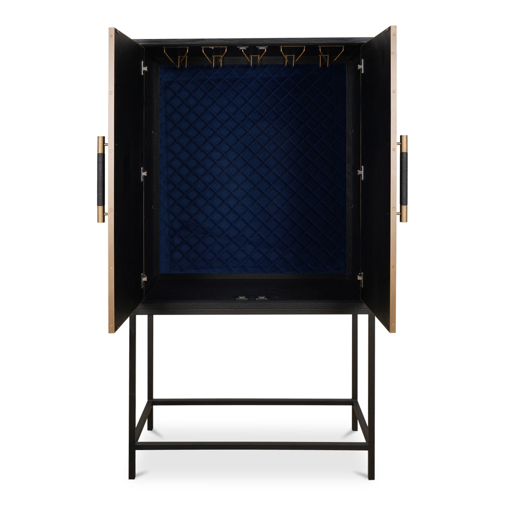 Mako Bar Cabinet Black