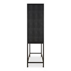 Mako Bar Cabinet Black