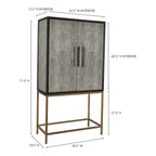 Mako Bar Cabinet Grey