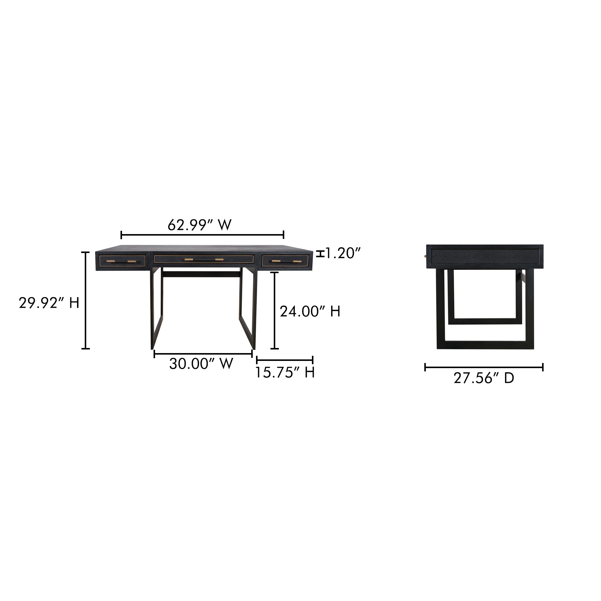 Mako Desk Black