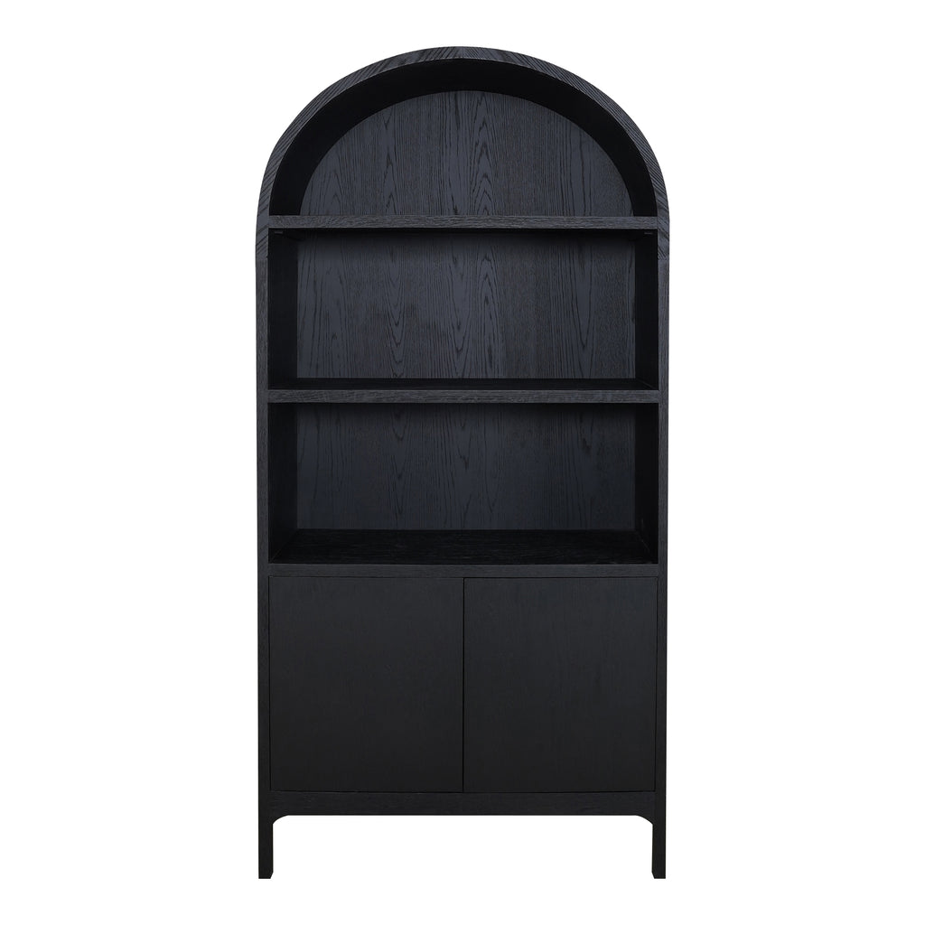 Wilde Display Cabinet Black Oak