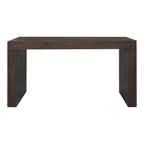 Evander Console Table Rustic Brown