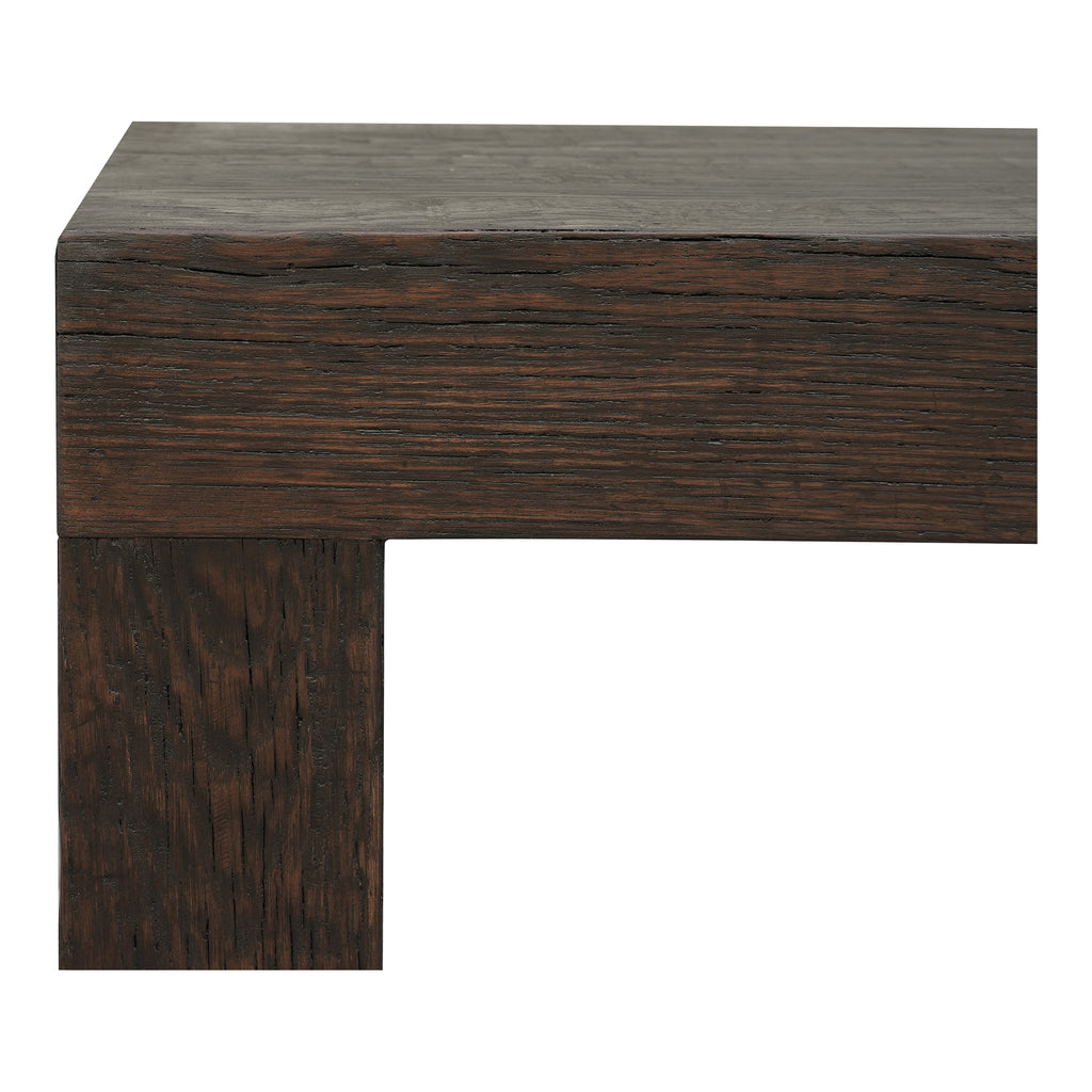 Evander Console Table Rustic Brown