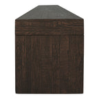 Evander Dining Bench Rustic Brown