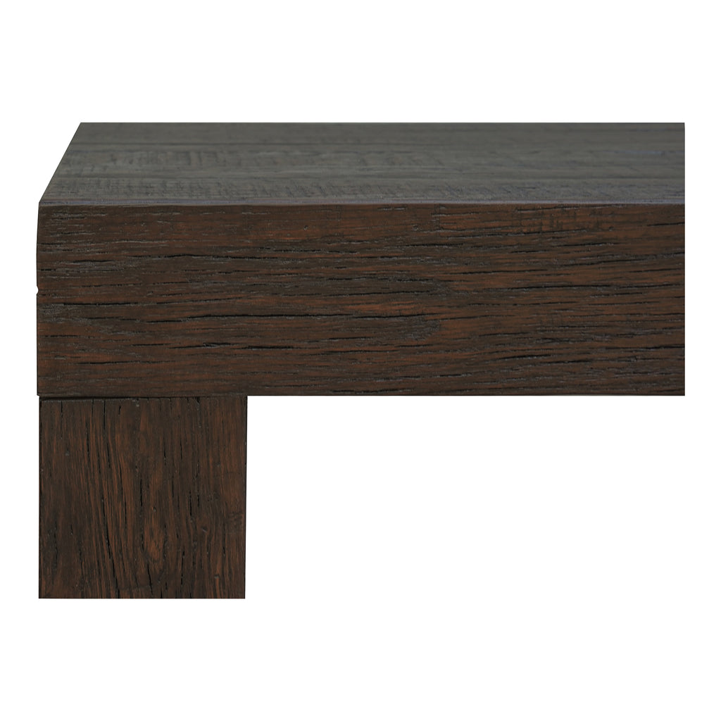 Evander Dining Bench Rustic Brown