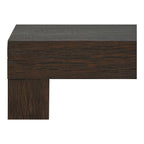Evander Dining Bench Rustic Brown
