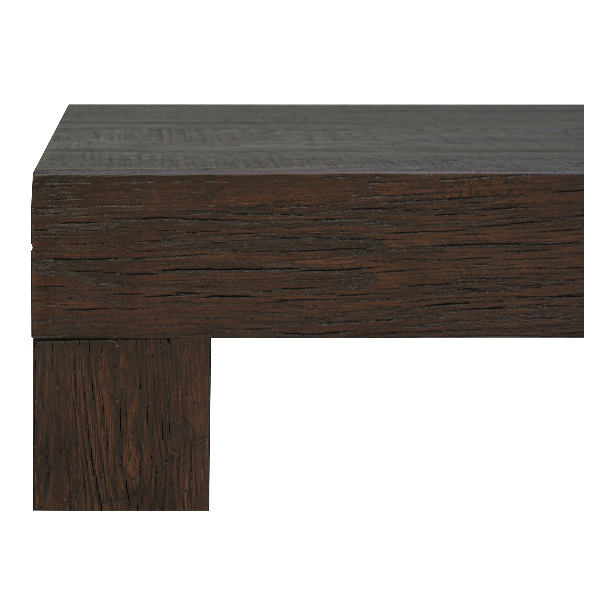 Evander Dining Bench Rustic Brown