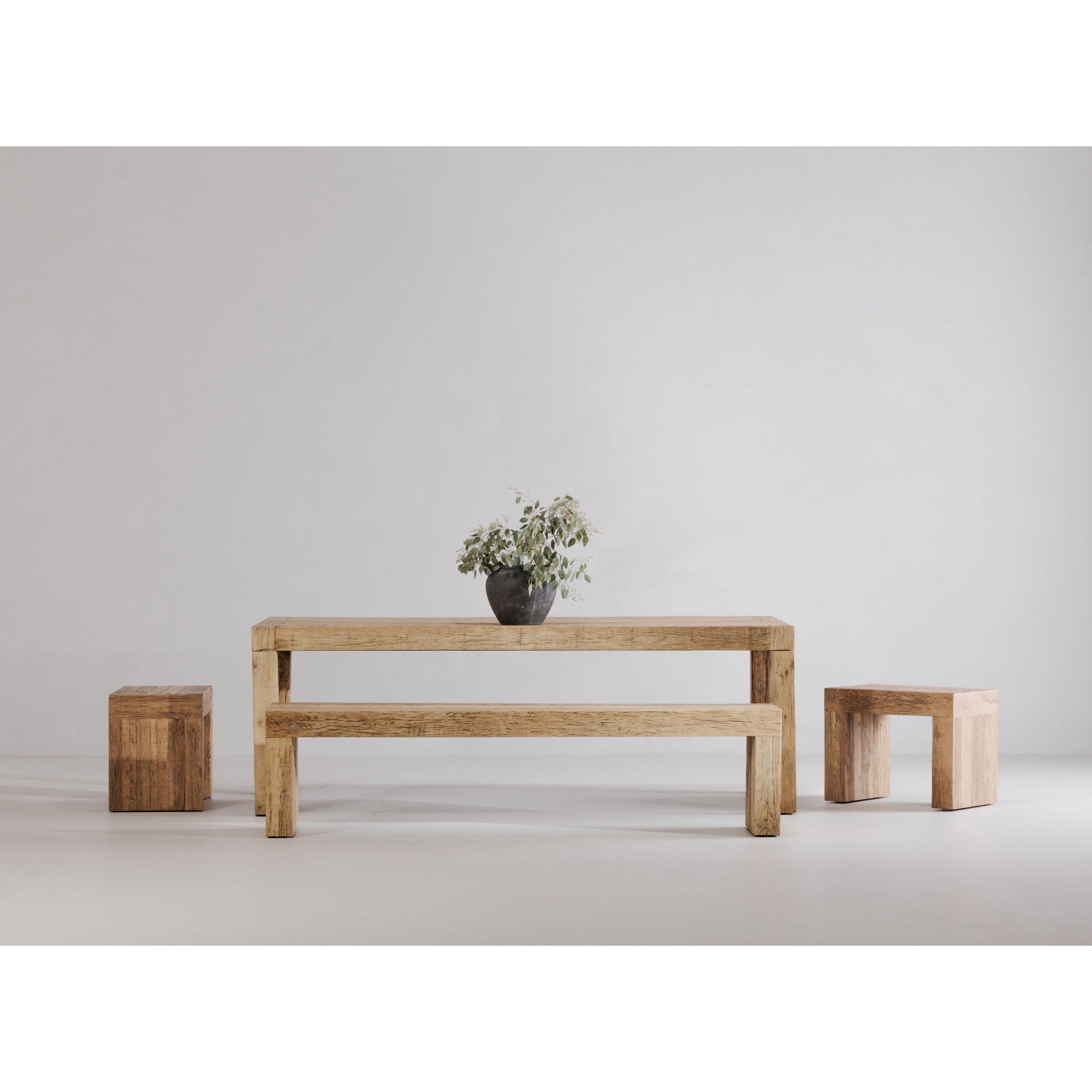 Evander Dining Bench Natural