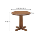 Charles Cafe Table Brown