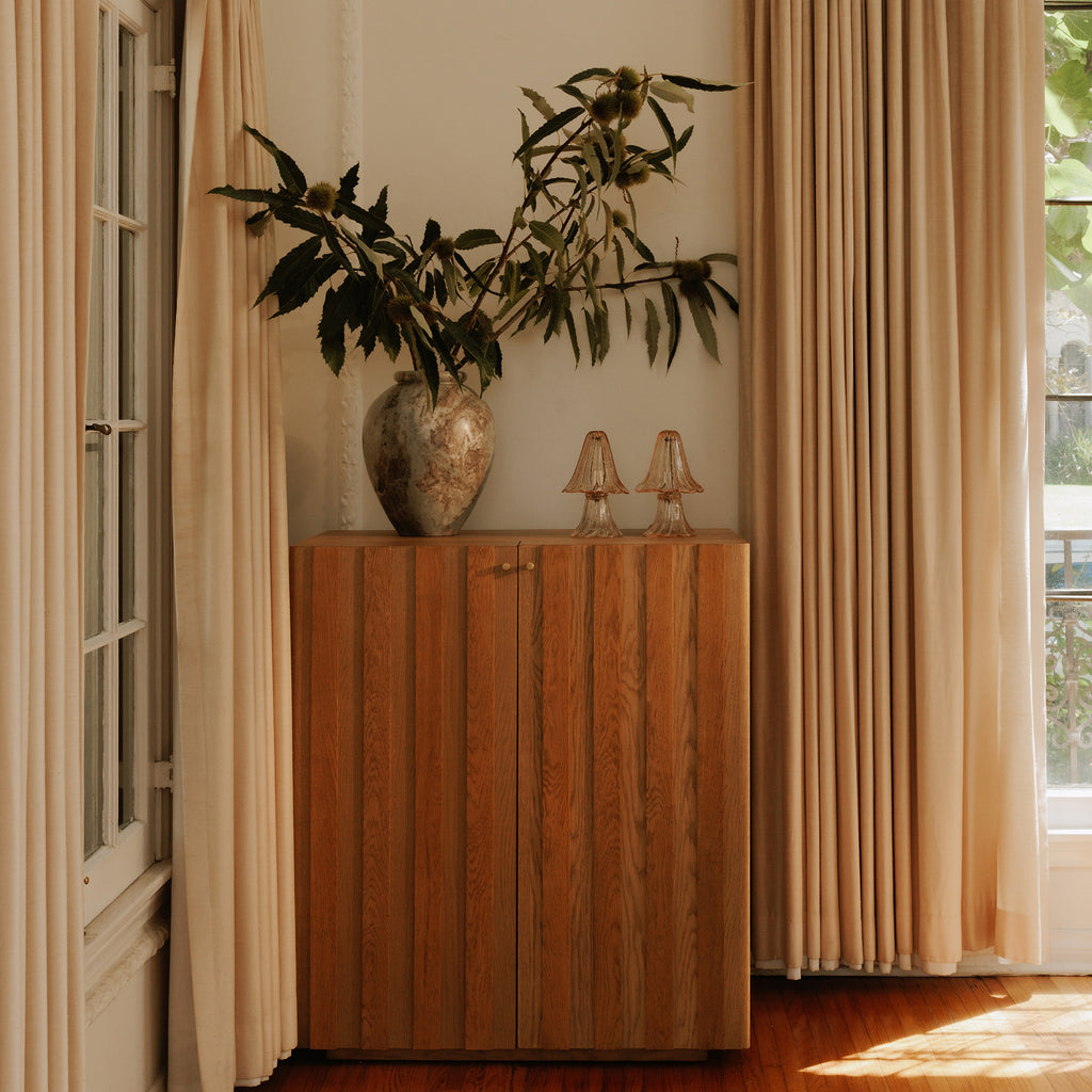 Vermentino Bar Cabinet Oak