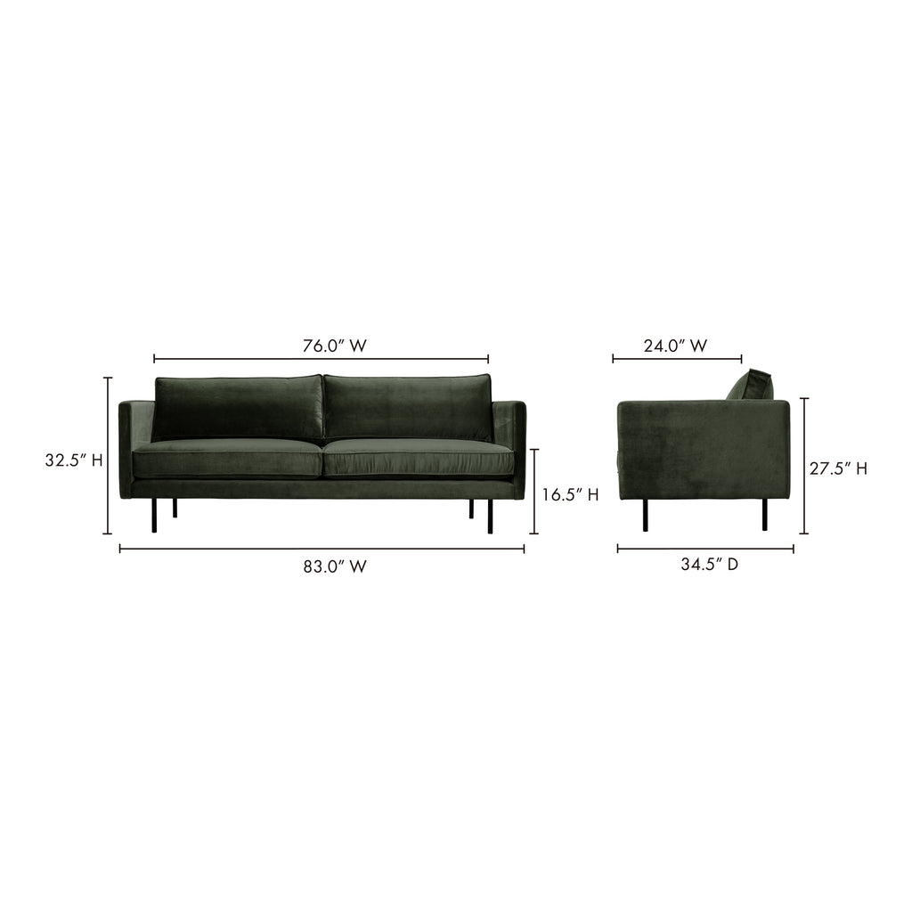Raphael Sofa Dark Green