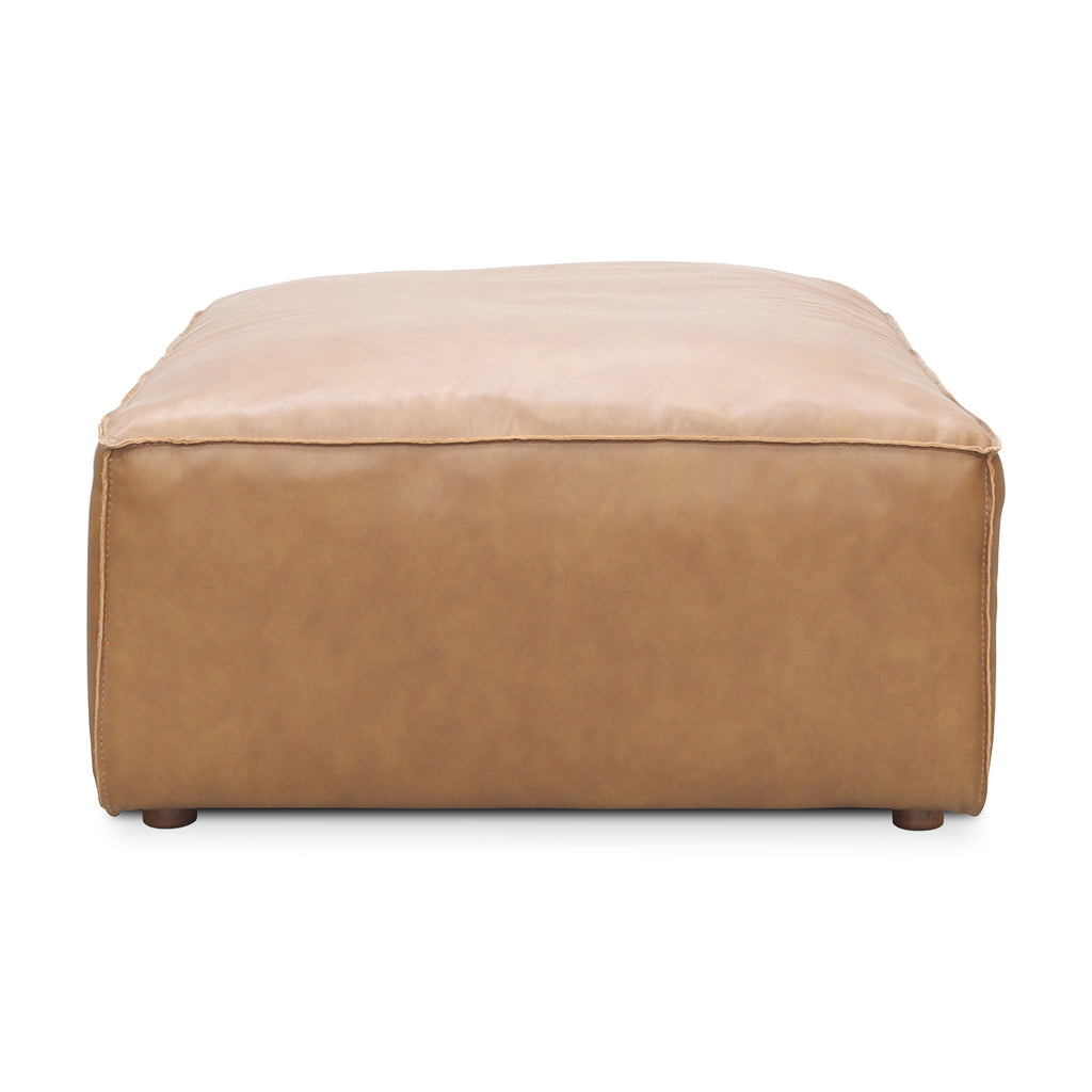 Form Ottoman Sonoran Tan Leather