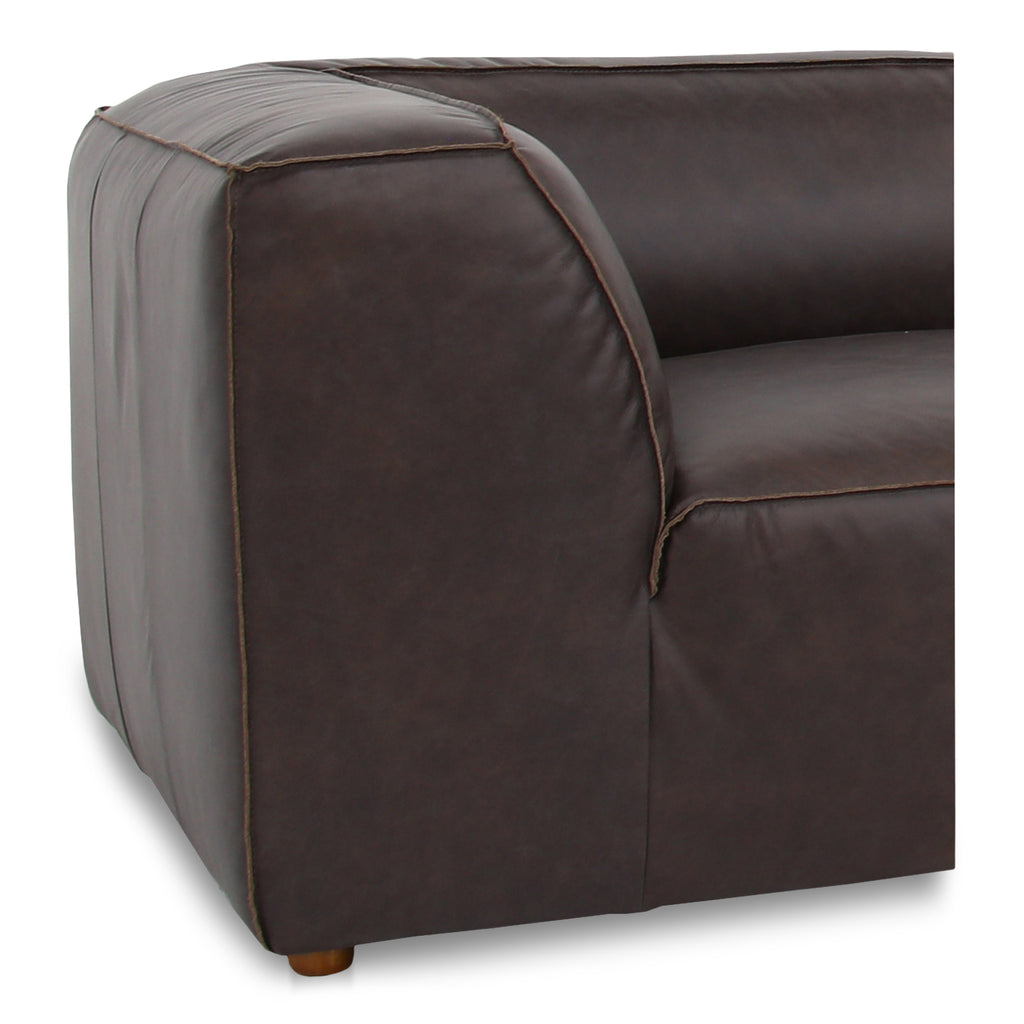 Form Classic L-Shaped Modular Sectional Espresso Brown