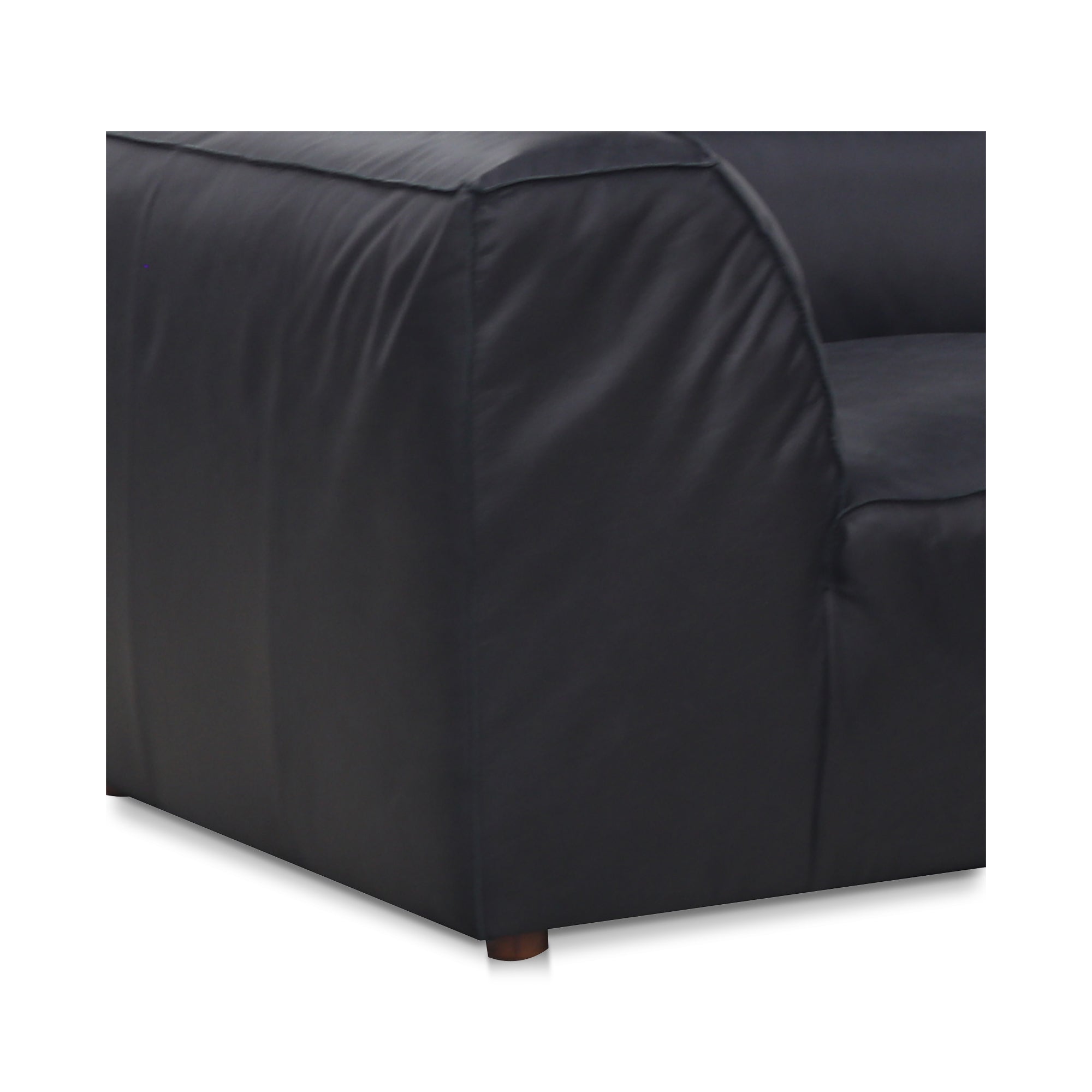 Form Dream Modular Sectional Vantage Black Leather
