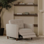 Bridgers Power Recliner Chair Warm Grey