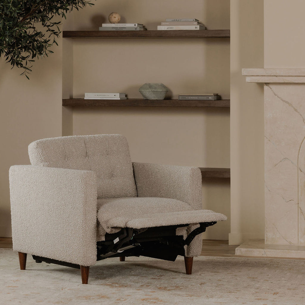 Bridgers Power Recliner Chair Warm Grey