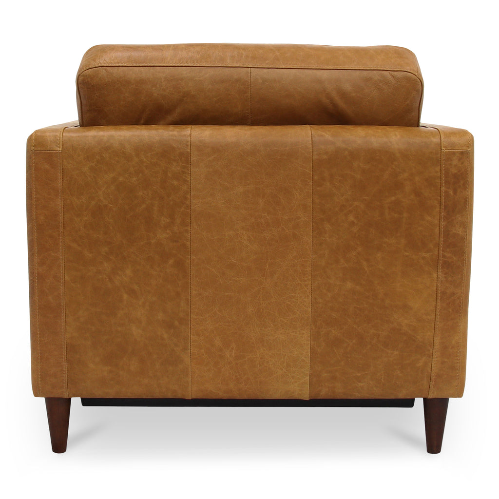 Bridgers Power Recliner Chair Tan Leather