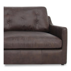 Thurlow Corner Modular Sectional Espresso Brown Leather