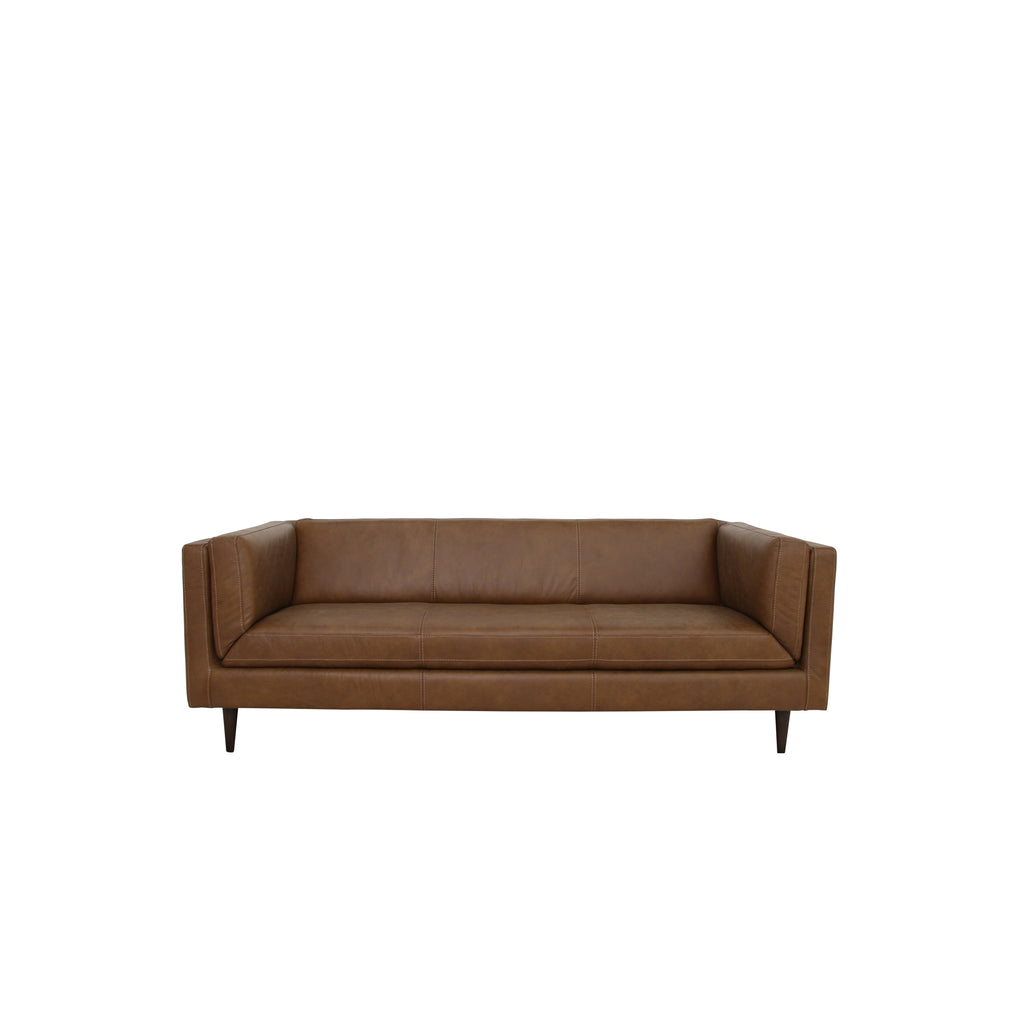 Woods Sofa Brown Leather