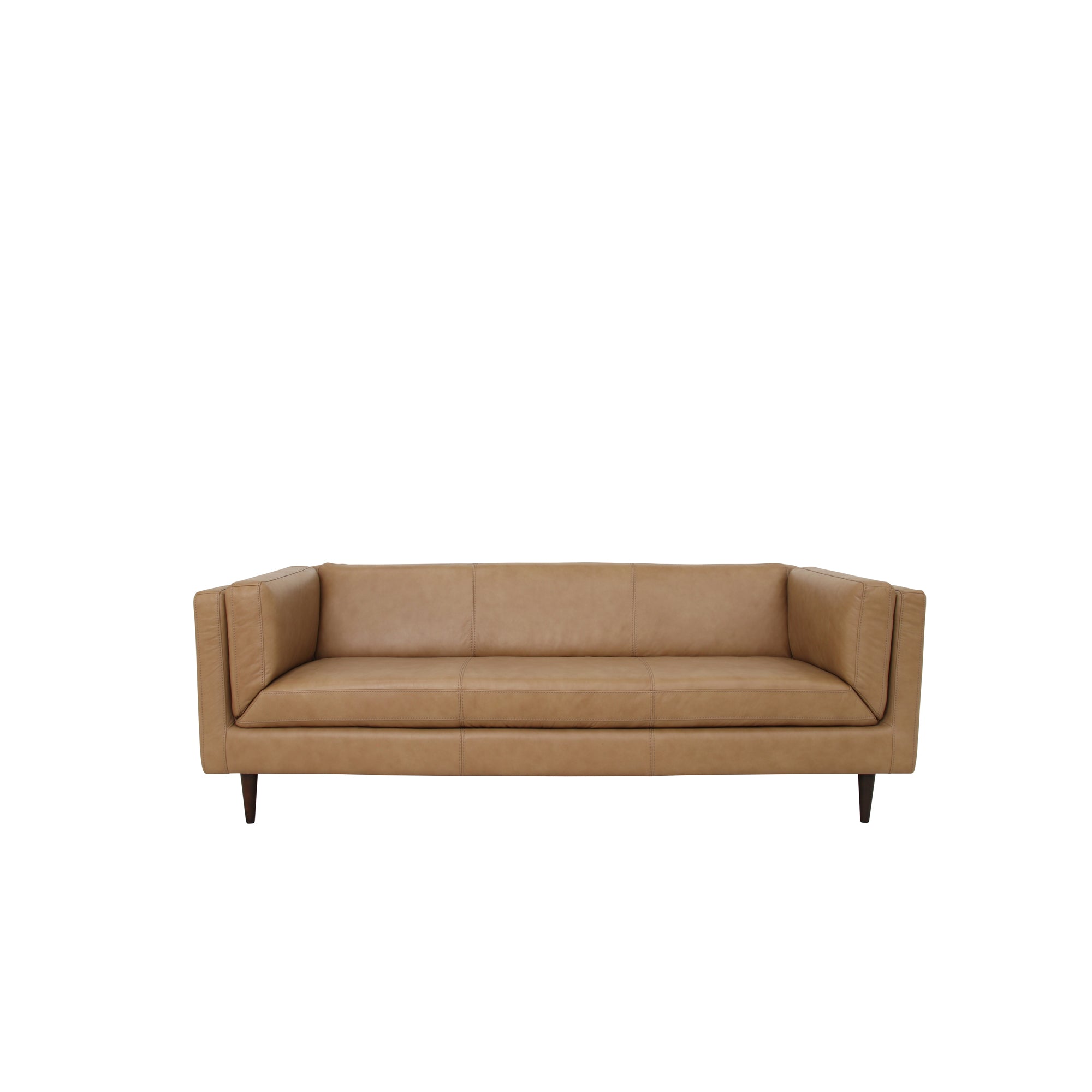 Woods Sofa Tan Leather