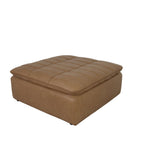 Lino Ottoman Tan Leather